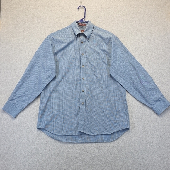 Nordstrom Other - Nordstrom Men’s Blue Button Down Shirt Medium Cotton Dress Shirt